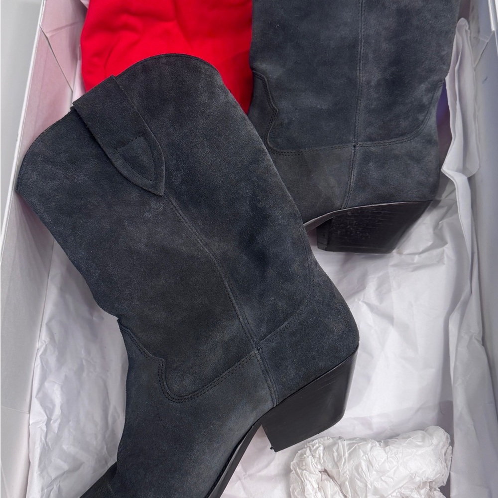 Isabel Marant Faded black Heeled Boots western boot